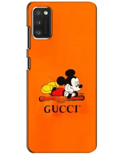 Чохол для Xiaomi POCO M3 Pro (4G/5G) з картинкою «Міккі Маус Gucci — помаранч»