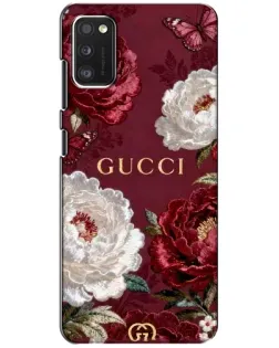 Чохол для Xiaomi POCO M3 Pro (4G/5G) з картинкою «Gucci — бордові троянди»