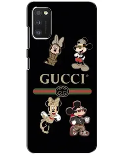 Чохол для Xiaomi POCO M3 Pro (4G/5G) з картинкою «Gucci — герої Disney та монограма»