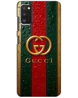 Чохол для Xiaomi POCO M3 Pro (4G/5G) з картинкою «Gucci — фірмова смуга та золото»