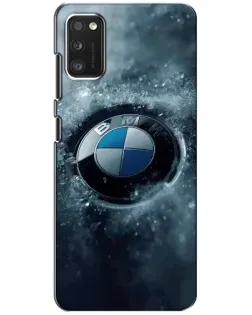 Чехол для Xiaomi POCO M3 Pro (4G/5G) с картинкой «Логотип BMW — лед»
