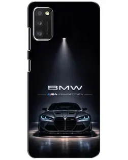 Чехол для Xiaomi POCO M3 Pro (4G/5G) с картинкой «BMW сквозь ночной город»