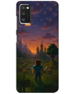 Чехол для Xiaomi POCO M3 Pro (4G/5G) с картинкой «Стив у башни»