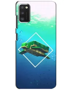 Чехол для Xiaomi POCO M3 Pro (4G/5G) с картинкой «Черепаха Minecraft»