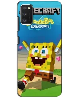 Чехол для Xiaomi POCO M3 Pro (4G/5G) с картинкой «Губка Боб Minecraft»