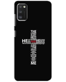 Чехол для Xiaomi POCO M3 Pro (4G/5G) с картинкой «Текстовый крест»