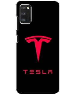 Чехол для Xiaomi POCO M3 Pro (4G/5G) с картинкой «Tesla Red Logo»