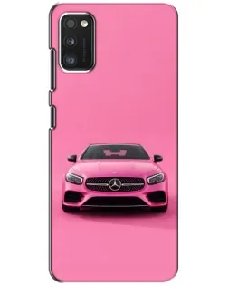 Чехол для Xiaomi POCO M3 Pro (4G/5G) с картинкой «Розовый Mercedes AMG»