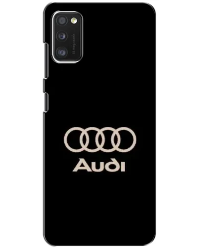 Чехол для Xiaomi POCO M3 Pro (4G/5G) с картинкой «Audi — золотой логотип»