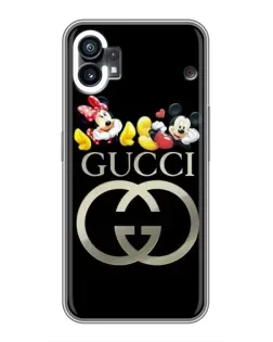 Чехол для Xiaomi Poco M4 5G с картинкой «Gucci — герои Disney»