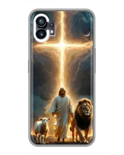 Чехол для Xiaomi Poco M4 5G с картинкой «Лев Иуды и Свет» Чехол для Xiaomi Poco M4 5G с картинкой «Лев Иуды и Свет»