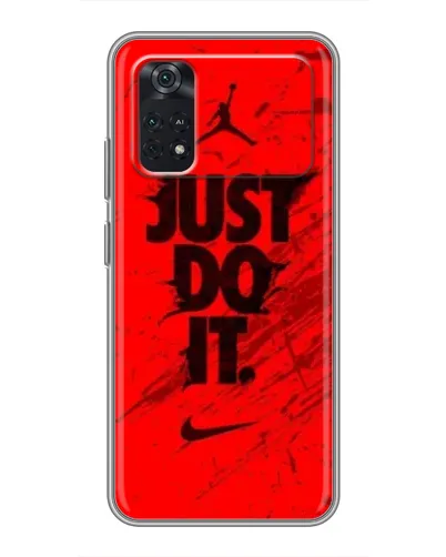 Чехол для Xiaomi POCO M4 Pro 5G с картинкой «Nike Just Do It» Чехол для Xiaomi POCO M4 Pro 5G с картинкой «Nike Just Do It»