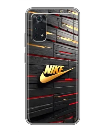 Чехол для Xiaomi POCO M4 Pro 5G с картинкой «Золотой Nike на металле» Чехол для Xiaomi POCO M4 Pro 5G с картинкой «Золотой Nike на металле»