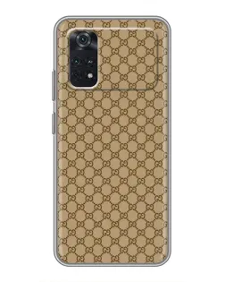 Чехол для Xiaomi POCO M4 Pro 5G с картинкой «Gucci — классический беж» Чехол для Xiaomi POCO M4 Pro 5G с картинкой «Gucci — классический беж»