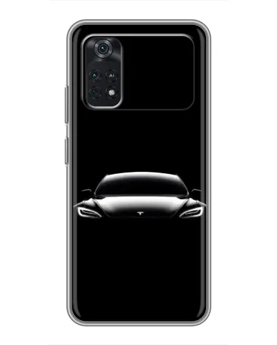 Чехол для Xiaomi POCO M4 Pro 5G с картинкой «Фары Tesla Night» Чехол для Xiaomi POCO M4 Pro 5G с картинкой «Фары Tesla Night»