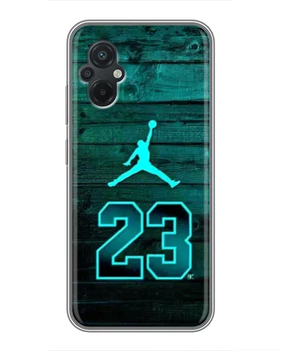Чохол для Xiaomi POCO M5 з картинкою «Jordan Cyan 23» Чохол для Xiaomi POCO M5 з картинкою «Jordan Cyan 23»