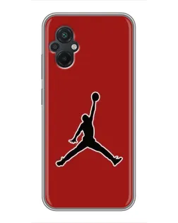 Чохол для Xiaomi POCO M5 з картинкою «Jordan Red Back»