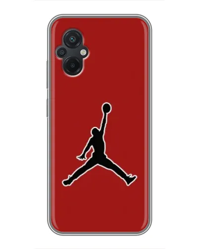 Чохол для Xiaomi POCO M5 з картинкою «Jordan Red Back» Чохол для Xiaomi POCO M5 з картинкою «Jordan Red Back»