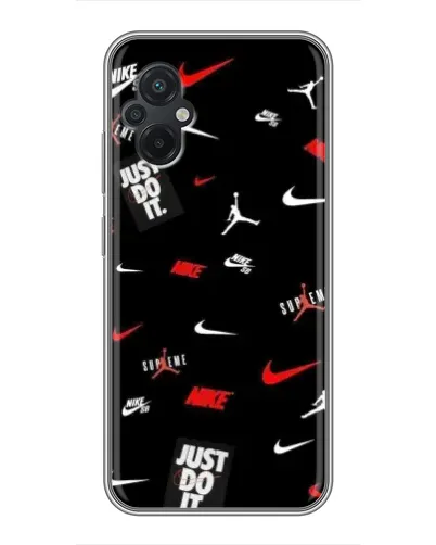 Чохол для Xiaomi POCO M5 з картинкою «Nike Mix Pattern» Чохол для Xiaomi POCO M5 з картинкою «Nike Mix Pattern»