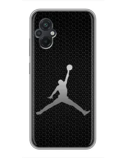 Чохол для Xiaomi POCO M5 з картинкою «Jordan Dark Carbon»