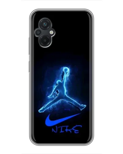 Чохол для Xiaomi POCO M5 з картинкою «Jordan Neon Blue» Чохол для Xiaomi POCO M5 з картинкою «Jordan Neon Blue»