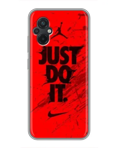 Чохол для Xiaomi POCO M5 з картинкою «Nike Just Do It» Чохол для Xiaomi POCO M5 з картинкою «Nike Just Do It»