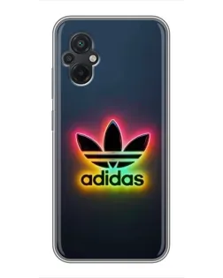 Чохол для Xiaomi POCO M5 з картинкою «Неоновий Adidas»