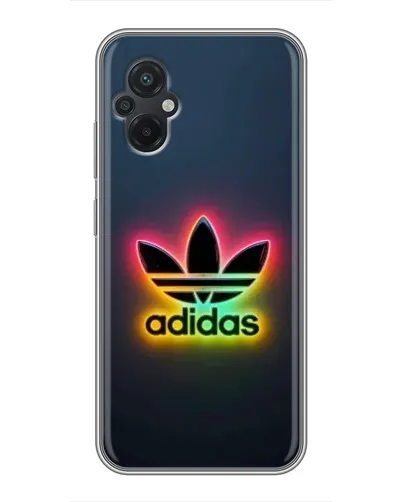 Чохол для Xiaomi POCO M5 з картинкою «Неоновий Adidas»