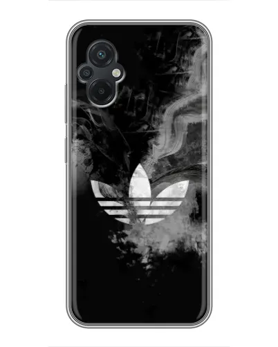 Чохол для Xiaomi POCO M5 з картинкою «Абстрактний дим Adidas»