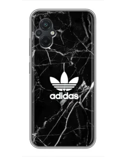 Чохол для Xiaomi POCO M5 з картинкою «Білий мармур Adidas»