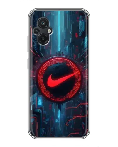 Чохол для Xiaomi POCO M5 з картинкою «Техногенний стиль Nike»