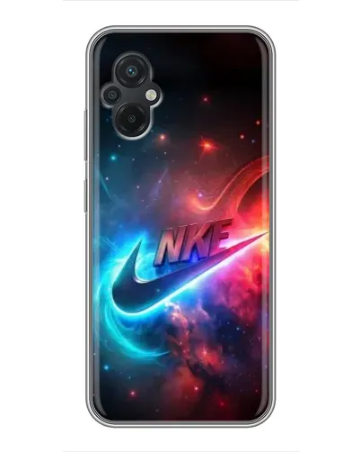 Чохол для Xiaomi POCO M5 з картинкою «Вогняний логотип Nike»