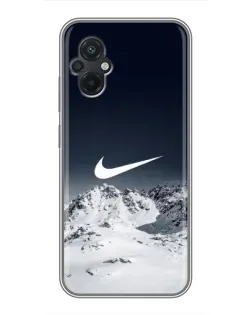 Чохол для Xiaomi POCO M5 з картинкою «Nike — зимові гори»