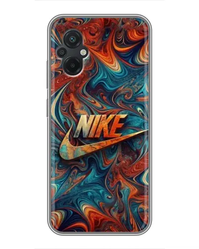 Чохол для Xiaomi POCO M5 з картинкою «Nike в абстракції»