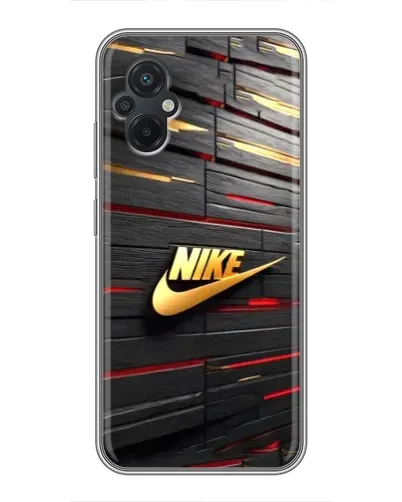 Чохол для Xiaomi POCO M5 з картинкою «Золотий Nike на металі»