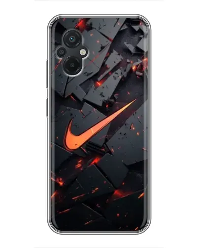 Чохол для Xiaomi POCO M5 з картинкою «Nike — ефект розломів»