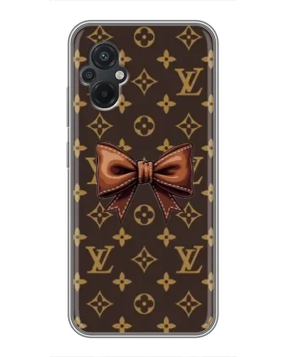 Чохол для Xiaomi POCO M5 з картинкою «LV з бантом»