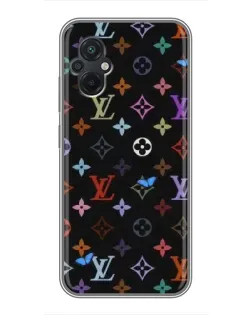 Чохол для Xiaomi POCO M5 з картинкою «Кольорова монограма LV»