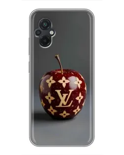 Чохол для Xiaomi POCO M5 з картинкою «Червоне яблуко LV»