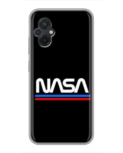 Чохол для Xiaomi POCO M5 з картинкою «NASA — класика Red Blue»