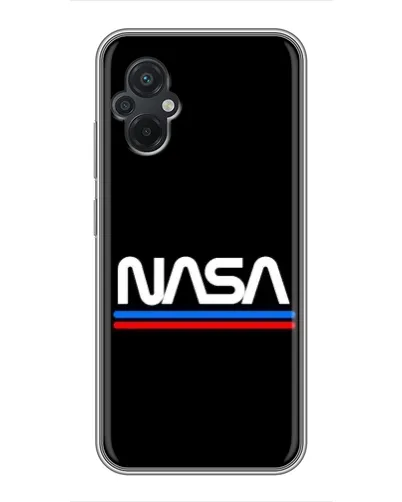 Чохол для Xiaomi POCO M5 з картинкою «NASA — класика Red Blue»