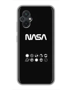 Чохол для Xiaomi POCO M5 з картинкою «NASA — технічний принт»