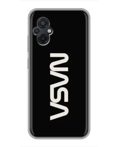 Чохол для Xiaomi POCO M5 з картинкою «NASA — вертикальний логотип»