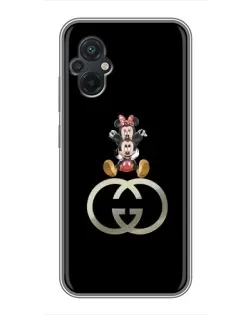 Чохол для Xiaomi POCO M5 з картинкою «Мінні Маус на лого»