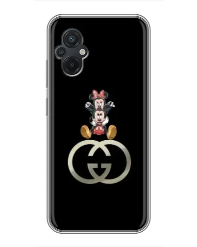Чохол для Xiaomi POCO M5 з картинкою «Мінні Маус на лого» Чохол для Xiaomi POCO M5 з картинкою «Мінні Маус на лого»