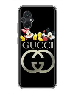 Чохол для Xiaomi POCO M5 з картинкою «Gucci — герої Disney»