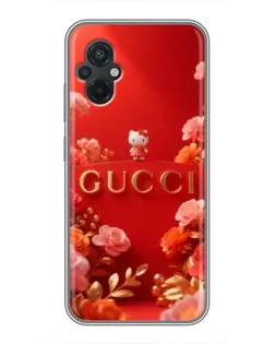 Чохол для Xiaomi POCO M5 з картинкою «Gucci — золотий сад»