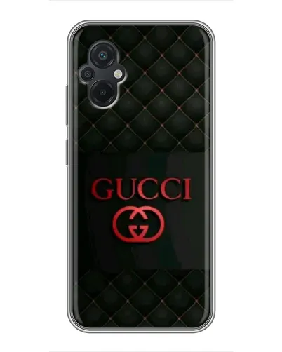 Чохол для Xiaomi POCO M5 з картинкою «Gucci — стьобаний чорний» Чохол для Xiaomi POCO M5 з картинкою «Gucci — стьобаний чорний»