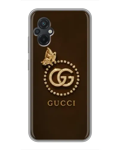 Чохол для Xiaomi POCO M5 з картинкою «Gucci — золотий метелик» Чохол для Xiaomi POCO M5 з картинкою «Gucci — золотий метелик»