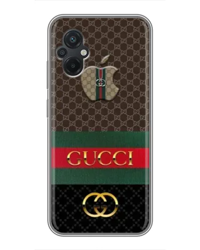 Чохол для Xiaomi POCO M5 з картинкою «Gucci — брендований десерт» Чохол для Xiaomi POCO M5 з картинкою «Gucci — брендований десерт»